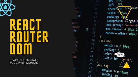 React Js Tutorial React Router Youtube