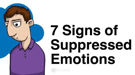 7 Signs Of Suppressed Emotions