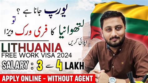 Lithuania Free Work Visa Apply Lithuania Work Visa Online