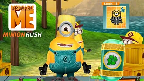 Minion Rush Jelly Jar Minion Lucky Clover Field Event Gameplay