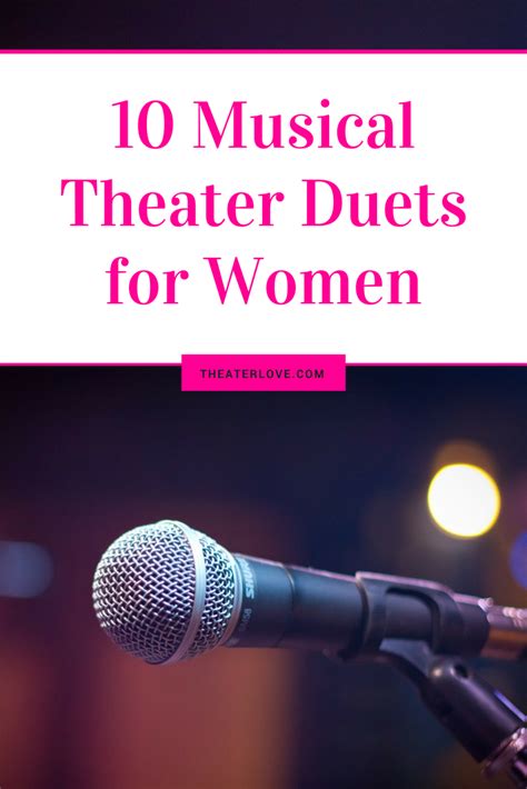 Musical theater duets for two women - specifically chosen for concerts ...