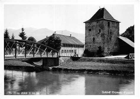 Uznach Schloss Grynau Ansichtskarten Shop AK Fundus