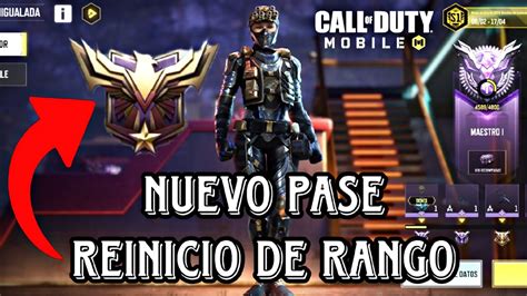 Reinicio De Rango Y Nuevo Pase De Batalla Call Of Duty Mobile YouTube