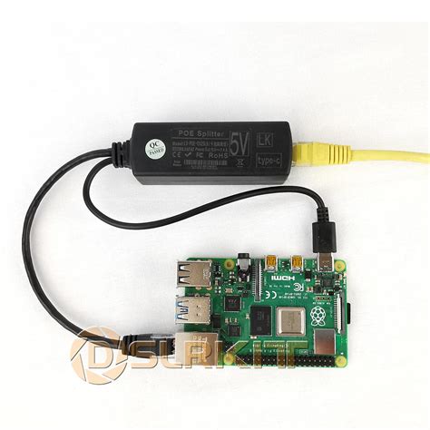 Gigabit Raspberry Pi B Active Poe Splitter Usb Type C V Power Over