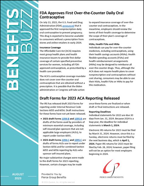 Benefits Newsletter FDA Approves First Over The Counter Daily Oral