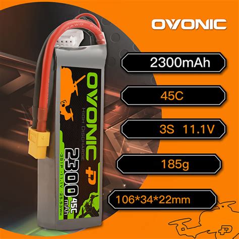 Pin Lipo Ovonic 2300mah 3S 45C Mood FPV Việt Nam