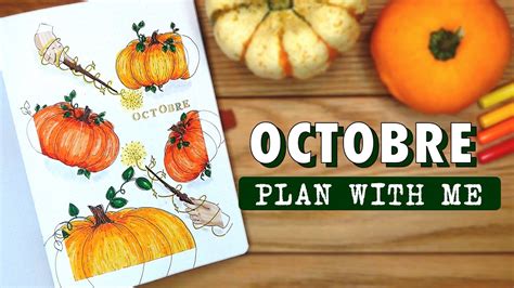 Bullet Journal Octobre Plan With Me Youtube