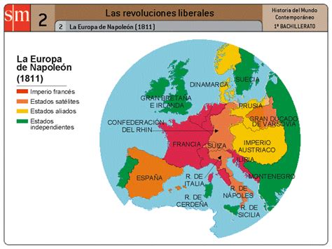 La cultura como horizonte Mapa Europa de Napoleón Bonaparte