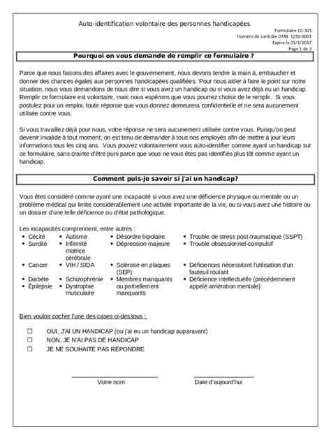 Fillable Online Cc Voluntary Self Identification Of Disability Cc