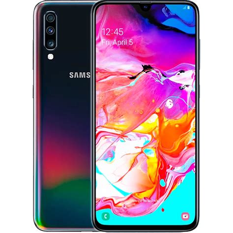 Telefon Mobil Samsung Galaxy A70 128gb Dual Sim Black Klap