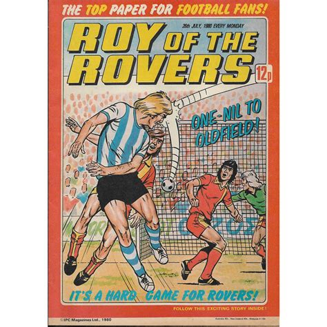 Th May Buy Now Original Roy Of The Rovers Comic