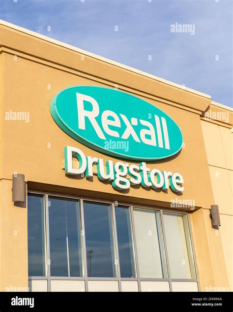rexall drugstore logo  res stock photography  images alamy