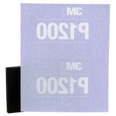 M Flexible Abrasive Hookit Sheet In X In Cm X