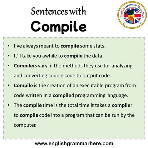 sentences  compile compile   sentence  english sentences