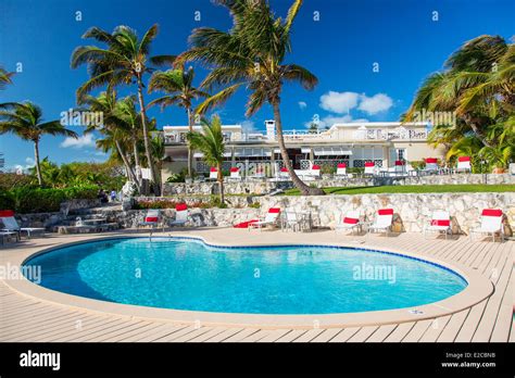 Bahamas Harbour Island Coral Sands Hotel Stock Photo Alamy