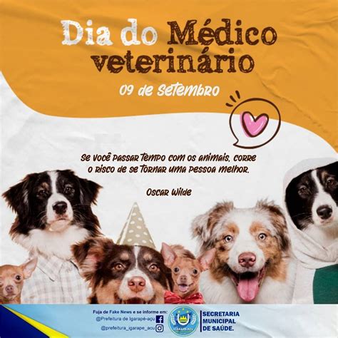 Dia do Médico Veterinário Prefeitura Municipal de Igarapé Açu