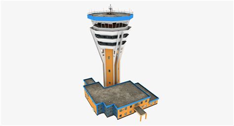 Air Traffic Control Tower 3D Model $59 - .max .obj .fbx - Free3D