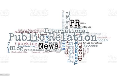 Public Relation Word Cloud Stock Illustration Download Image Now