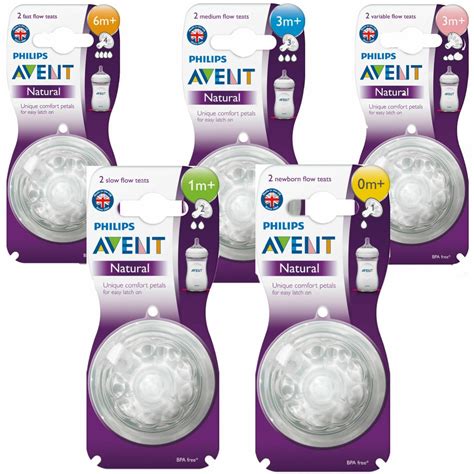 Phillips Avent Natural Teats 1 Pack 2 Pcs Shopee Malaysia