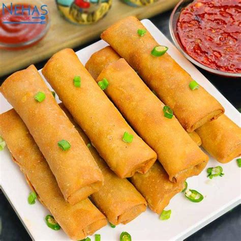 Veg Spring Roll Recipe Spring Roll With Home Made Spring Roll Sheets