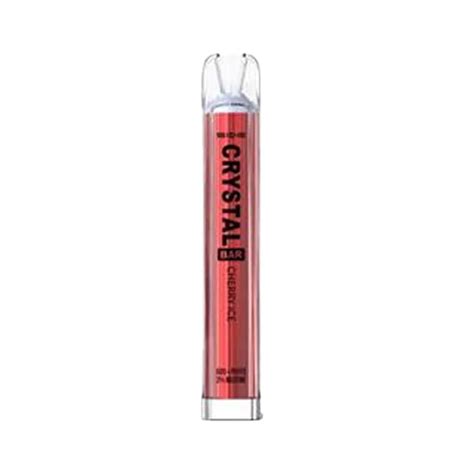 Crystal Bar 600 Puffs Cherry Ice Disposable 3 For £12