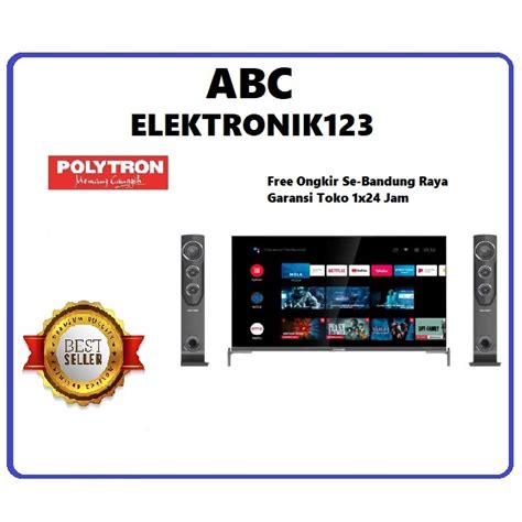 Jual Led Polytron Smart Tv Inch Pld Tag Android Tv Tower