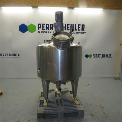 Used Litre Stainless Steel Mixing Vessel With Double Jacket