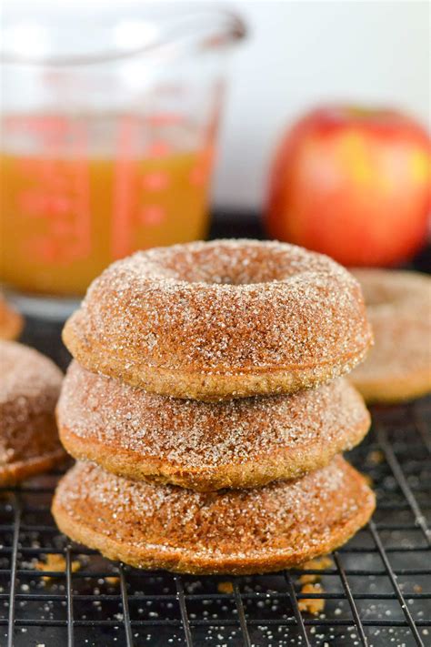 Gluten Free Vegan Apple Cider Donuts Baked In The Oven Not Fried