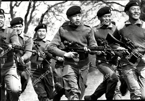 Members Gurkha Regiment Their Slr Rifles Editorial Stock Photo - Stock ...