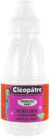 CLEOPATRE PAM250 1 Peinture Acrylique Princess Merit Blanc