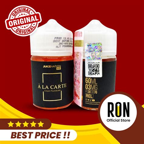 Jual Ala Carte A La Carte Hitam Cream Poundcake By Juicenation Ml