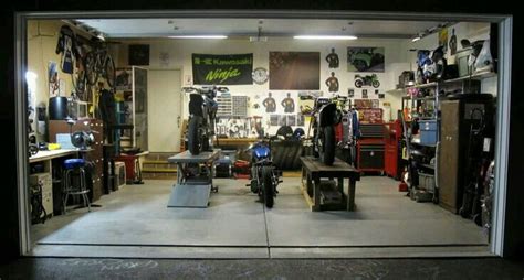 Motorcycle Garage Garage De Moto Design Garage Amenagement Garage