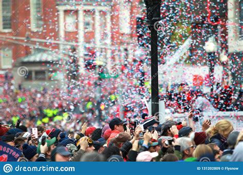 Red Sox 2018 World Series Champions Parade Editorial Stock Image ...