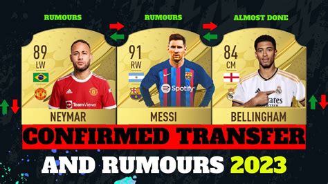 Fifa New Confirmed Transfers Rumours Ft Messi Neymar