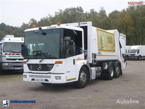 Mercedes Benz Econic 2629 6x2 RHD Faun Variopress Refuse Truck Garbage