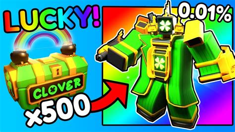 Opening Crates For Godly Titan Clover Man In Skibidi Tower Defense