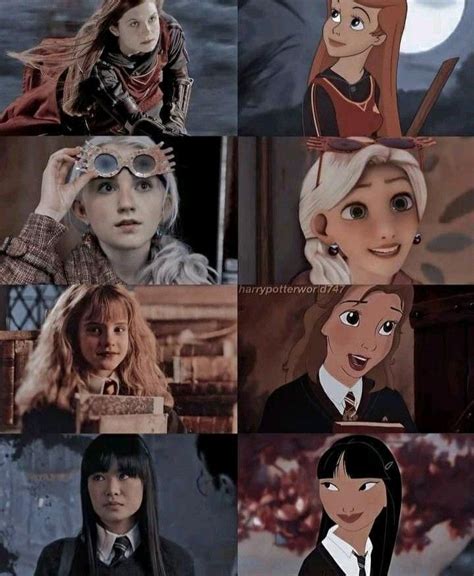 Disney Princesses Are Harry Potter Characters Artofit