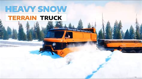 Terrain Truck In Heavy Snow Mud Runner Logitech G Gaming