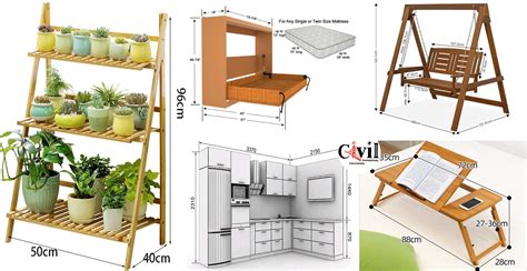 32+Standard Sizes For Different Types Of Furniture - Engineering ...