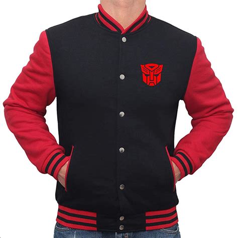 Fleece Full Snap The Last Knight Transformers Varsity Jacket