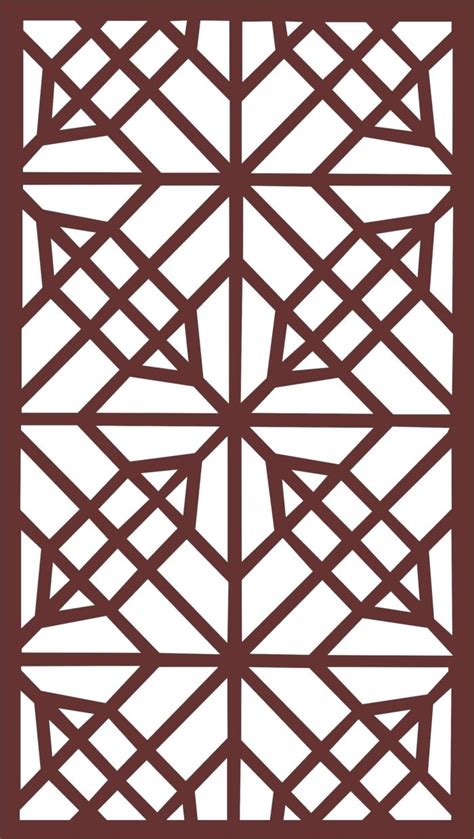 Laser Cut Living Room Seamless Separator Lattice Free Dxf File For Free