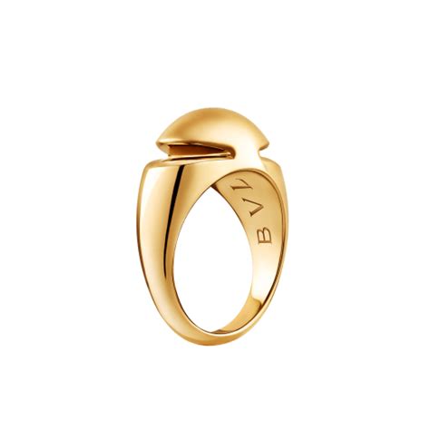 Bvlgari Cabochon Ring Yellow Gold Rings Bulgari Official Store