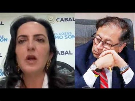 La Explosiva Declaración de Fernanda Cabal contra Petro y sus subsidios