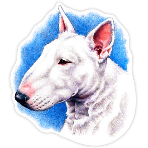 Sticker Dog Bull Terrier