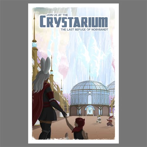 The Crystarium Final Fantasy Xiv Travel Poster Physical Etsy