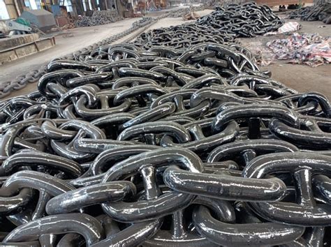 Jiangsu Anchor Chain Black Bitument Anchor Chain Mooring Chain