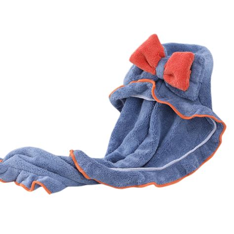 Hxdcxing Coral Fleece Hair Drying Towel Wrap Super Absorbent Hair Turban For Wet Hair Soft And