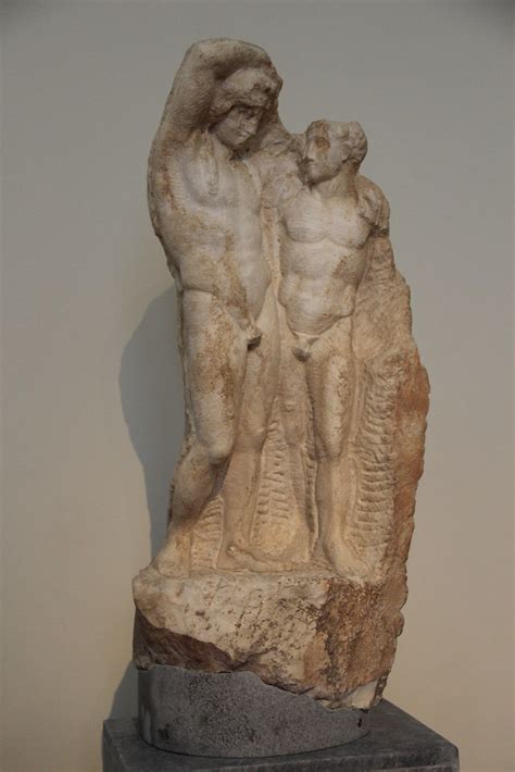 Pentelic Marble Statue Of Dionysus And A Satyr Unfinished Flickr