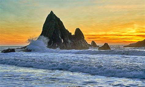 Waves Crashing At Martins Beach Photograph By Scott Eriksen Fine Art