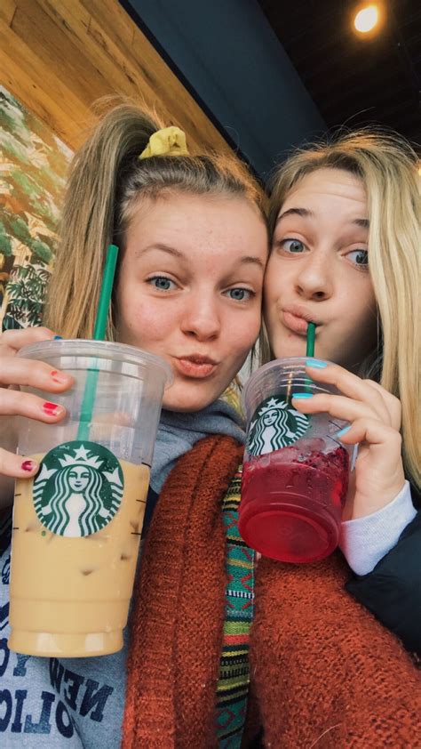 Bestie ☆ Starbucks Girl Starbucks Pictures Best Friends Shoot